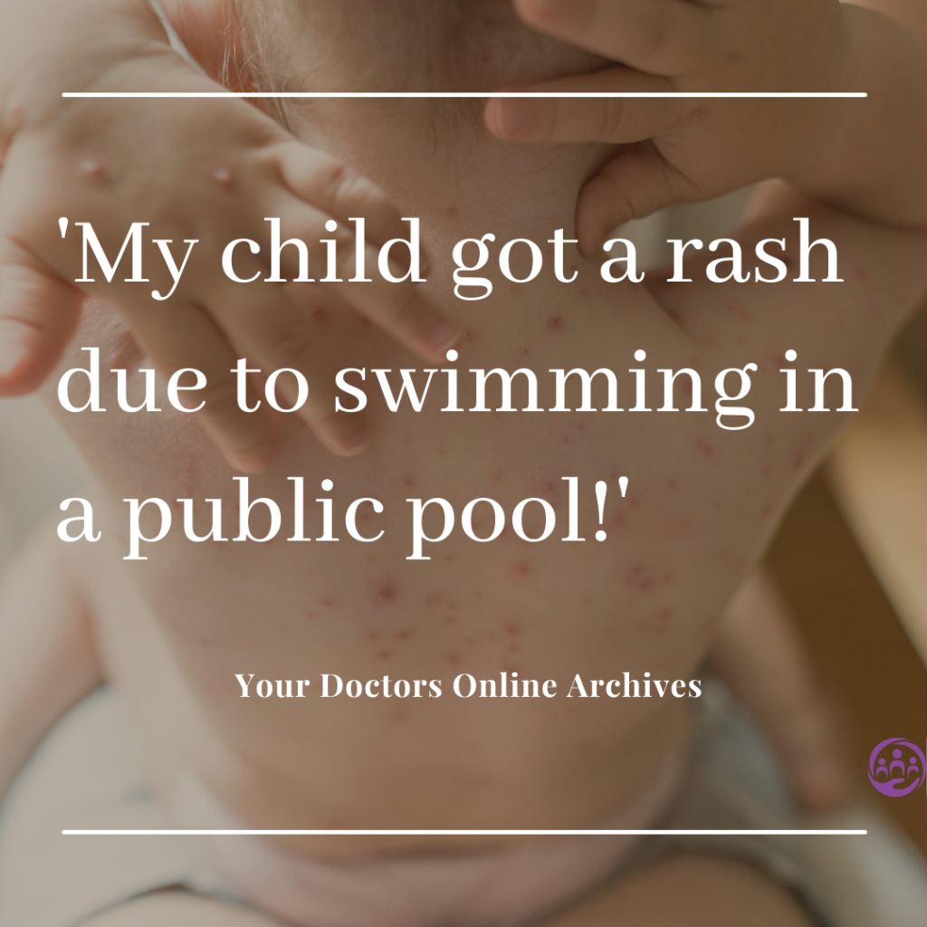 Blog on swimming pool rashes molluscum contagiosum