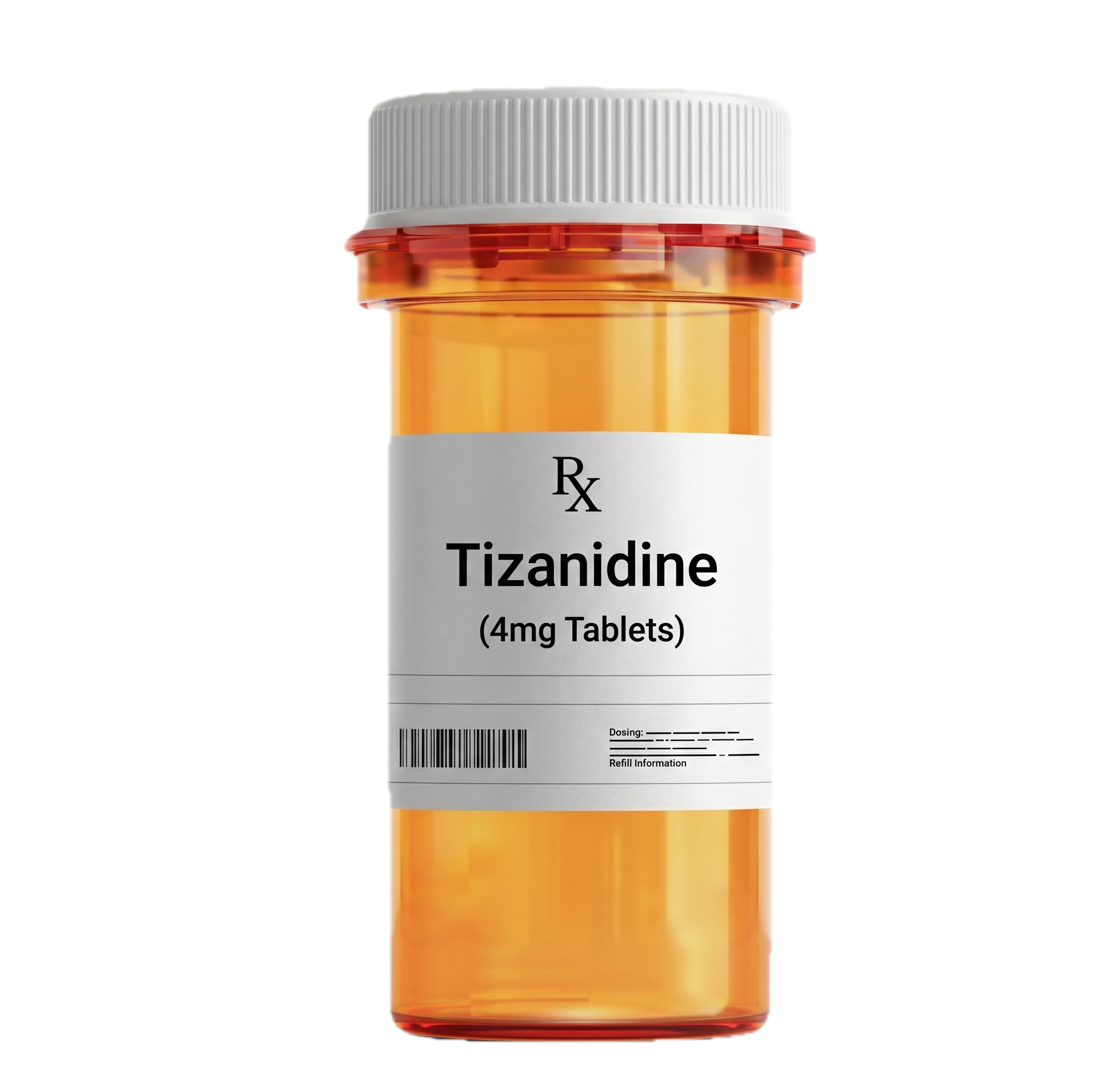 Tizanidine Zanaflex® bottle